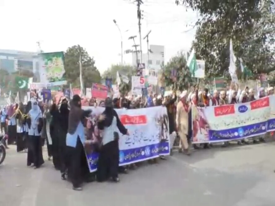 Lasani welfare foundation registered international organized on Kashmir Day in Lahore