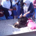 On the fourth day the protest continue in Model religious school Haji camp