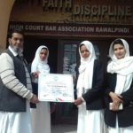 Rawalpindi lady lawyer Miss Azmi Mubarak got high court Rawalpindi's lifetime membership honor