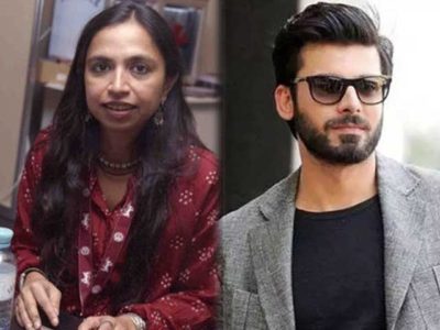 INDIAN, AWARD, HOLDER, FILM, PRODUCER, WISHES, TO, CAST, FAWAD KHAN, IN, HER, FILM