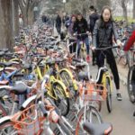 Bicycles became the graveyard place by place in China