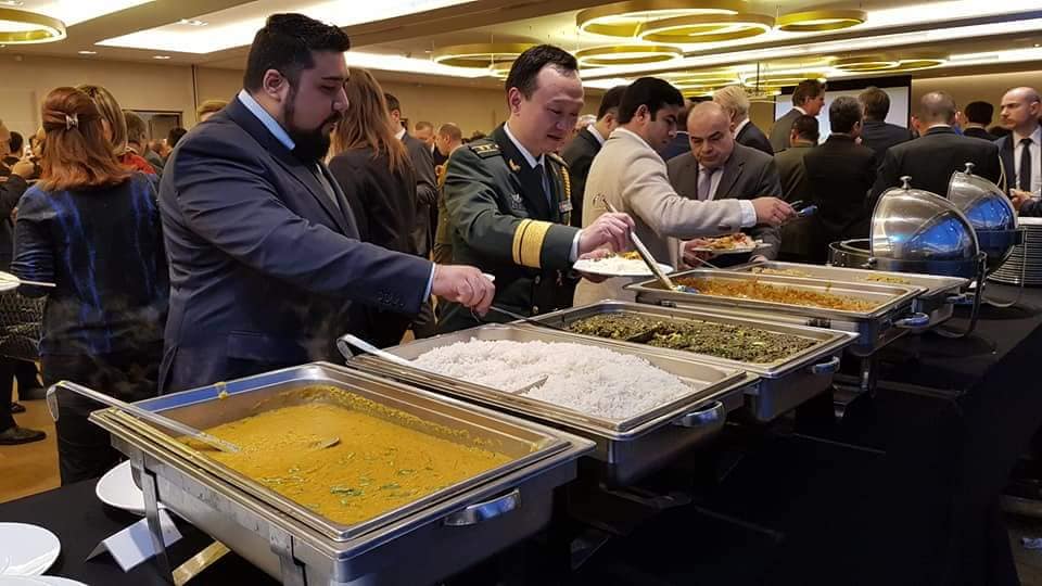 PAKISTAN DAY, AT, PARIS, PAKISTANI, AMBASSADOR, MOEEN U HAQ, ARRANGED, DINNER, IN, HOTEL