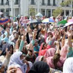 Lahore: Lady Heath Workers' Dharna continues on the second day