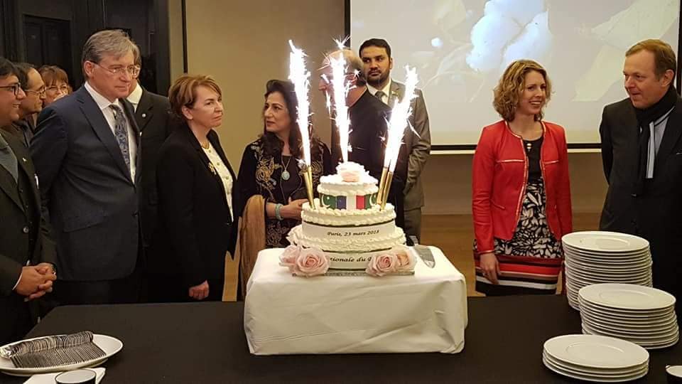 PAKISTAN DAY, AT, PARIS, PAKISTANI, AMBASSADOR, MOEEN U HAQ, ARRANGED, DINNER, IN, HOTEL