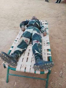 fear, of, freedon, fighters, Indian, army, man, suicide, with, his, gun, at, donal, camp