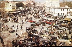 HISTORICAL, FAWARA CHOWK, RAJA BAZAR, BEING, DECORATED, FOR, MARYAM NAWAZ, JALSA