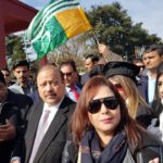 PAKISTANI, AND, KASHMIRI, COMMUNITY, PROTESTING, OUTSIDE, THE, JAVANESE, UN, OFFICER, HEADED, BY, EX-PRIME MINISTER, AZAD KASHMIR, BARISSTER, SULTAN MEHMOOD CHAUDHRY