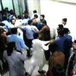 Quarrel in guards and timberiness, patient brother died in services hospital Lahore