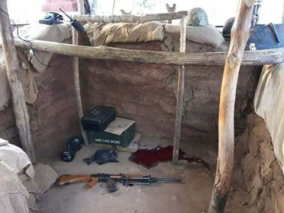 fear, of, freedon, fighters, Indian, army, man, suicide, with, his, gun, at, donal, camp