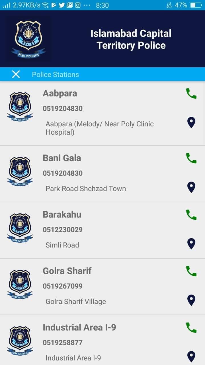 EVERY, TIME, ALERT, ISLAMABAD, POLICE, LAUNCHED, ITS, OWN, MOBILE APP, MOBILE APP, CAN, BE, DOWNLOADED, FROM, GOOGLE, PLAY STORE, BY, WRITING, THERE, ISLAMABAD POLICE