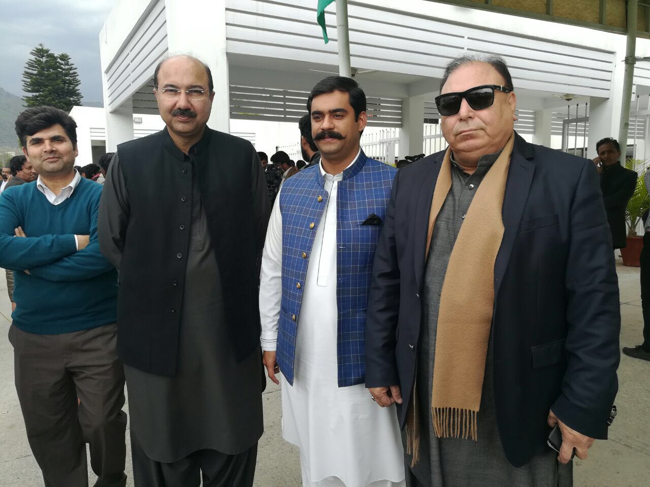 JAVED AKHTAR, BUTT, EX-PRESIDENT, PMLN, FRANCE, MEET, HAMZA SHEHBAZ, CAPT (R) RAJA MUHAMMAD SAFDAR, CHAUDHRY NISAR ALI KHAN