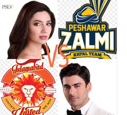 پاکستان سپر لیگ (پی ایس ایل) فائنل , پہلے ایڈیشن کی چیمپیئن اسلام آباد یونائیٹڈ اور دفاعی چیمپیئن پشاور زلمی کی ٹیمیں مدمقابل