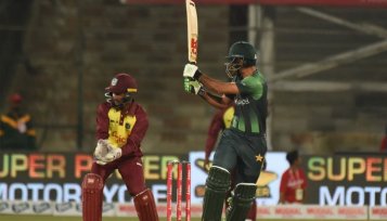 Pakistan won the third T20 match against eight wickets against West Indies to black wash