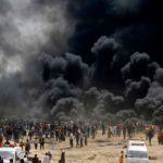Israeli forces fired 1 Palestinian rocket, 528 injured