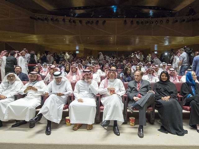 Hollywood movie display after 35 years in Saudi Arabia's cinema house