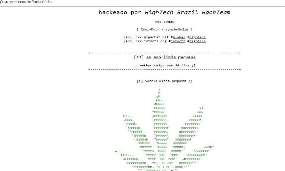 Indian Supreme Court hacked