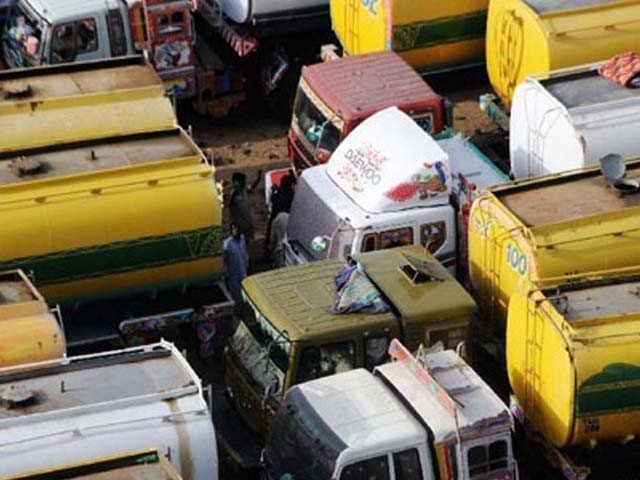 Respite to All oil tankers to leave from Karachi to Zulfiqarabad for 15 days