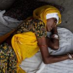 Revolution in India, train set-up hospital