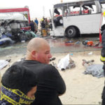As a result of a clash in 2 buses in Kuwait, 15 people including 3 Pakistanis were killed when 3 were injured