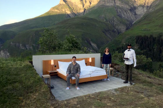 Open Air Hotel in Switzerland