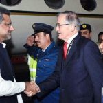 Shahid Khaqan Abbasi reached London for the Commonwealth Conference