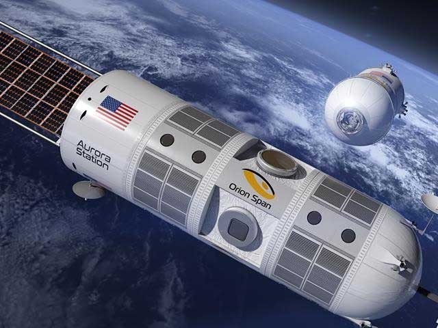 First luxury space hotel, 16 times view of sun rise and sunset