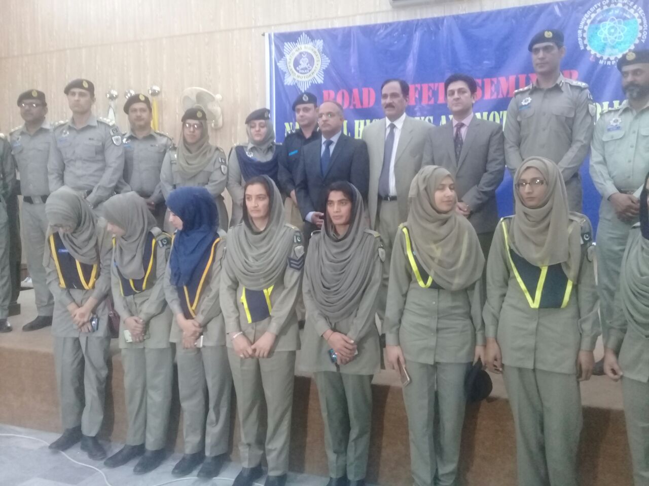 Motorway, police, conducted, road, safety, seminar, at, mirpur, university, students, participated, with, great, concern