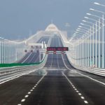 The world's longest marine bridge ready in China