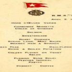 Titanic menu card auction in one million pounds