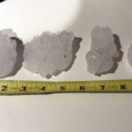Tennis ball shaped olay destruction in Texas