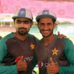 Babur Azam and Hassan Ali I am happy to meet ICC caps