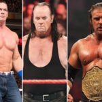 John cena, Triple H and Undertaker prepare to show an essence in Saudi Arabia
