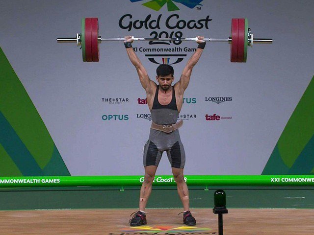 Commonwealth Games; weight lifter Talha Talib won the first medal for Pakistan