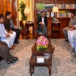 Meet Sindh Governor of Colleges and journalists