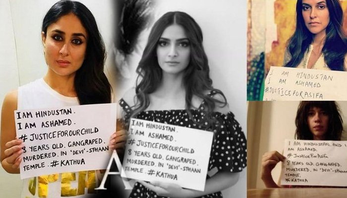 Bollywood came to streets to bring justice to justice