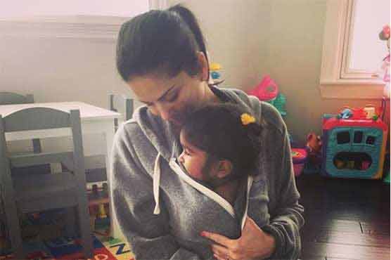 The pledge to know Sunni Leone's daughter's protection