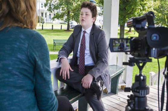 A 13-year-old boy wants to be the governor of the US state
