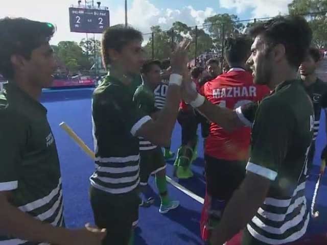 Pakistan and India have a thrilling hockey match level in Commonwealth Games