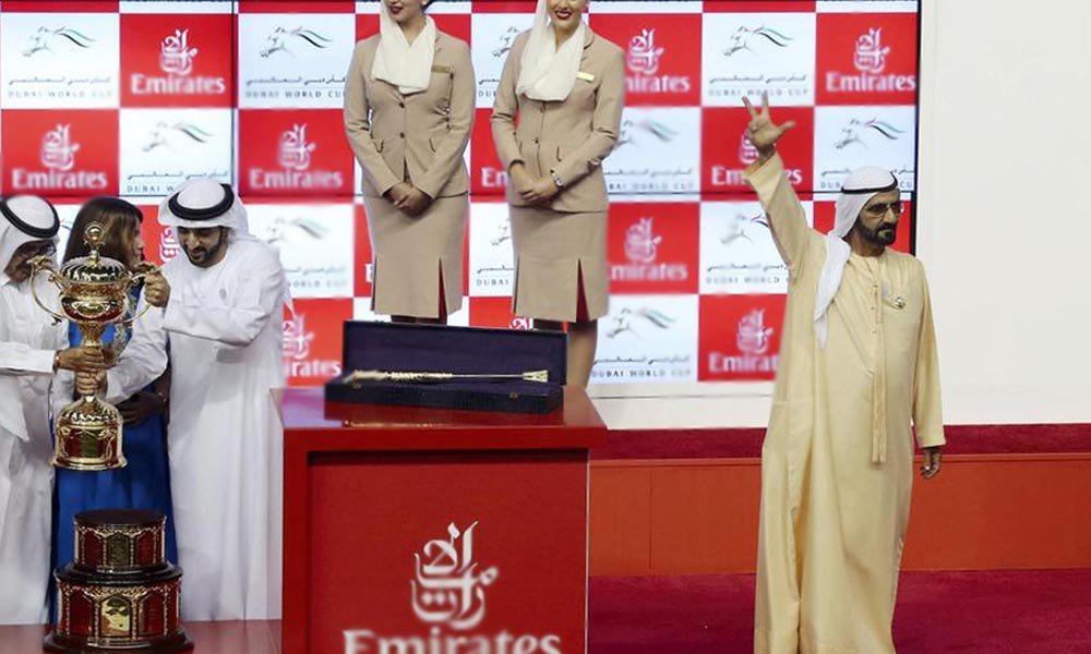 Dubai ruler pleased with joy on victory world competition