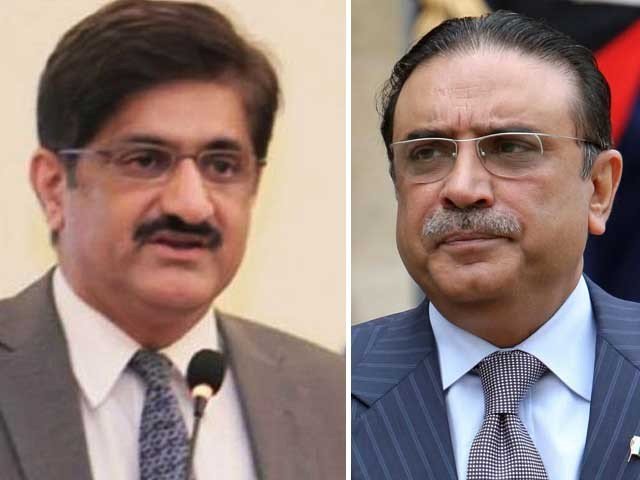 Murad Ali Shah Lahore arrival for meet with Asif Ali Zardari