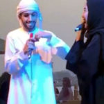 During the program, TV anchor offers a wedding