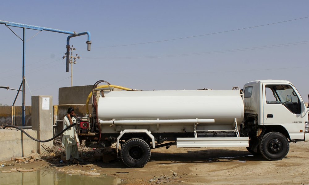 Gwadarram strike, small water tanker was 14 thousand
