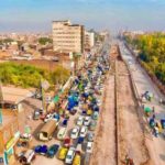 The construction work of the Peshawar Metro project and the winters for the rainy people
