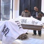 The bodies were burnt after killing the husband and wife in Karachi