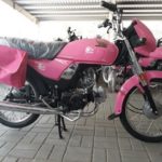 The first shipment of pink bikes for women reached Lahore