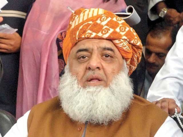There should be no talk about sensitive matters, Maulana Fazlur Rahman