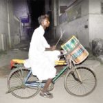 An elder Sikh, who awaking in the occupied Kashmir streets