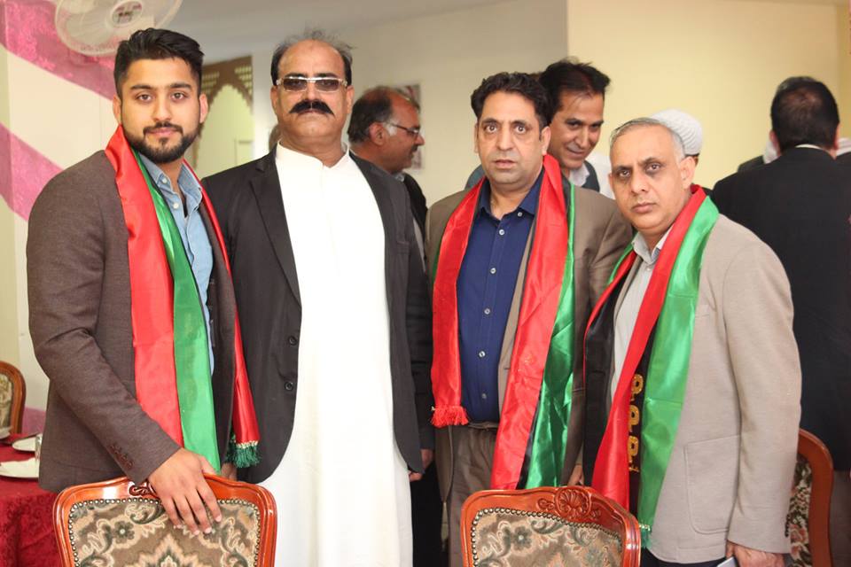 Haji, muzzamal, hussain, organized, an , dinner, in, honor, of  chaudhry, muhammad, razzaq, dhal, newly, elected, PRESIDENT, PPP, FRANCE