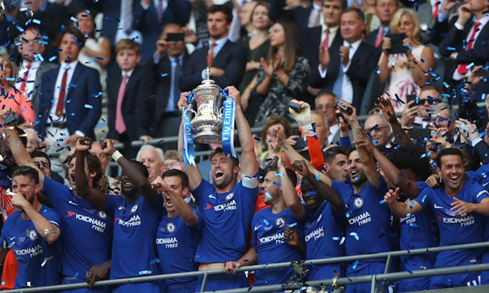Chelsea defeated Manchester United and won the FA Cup