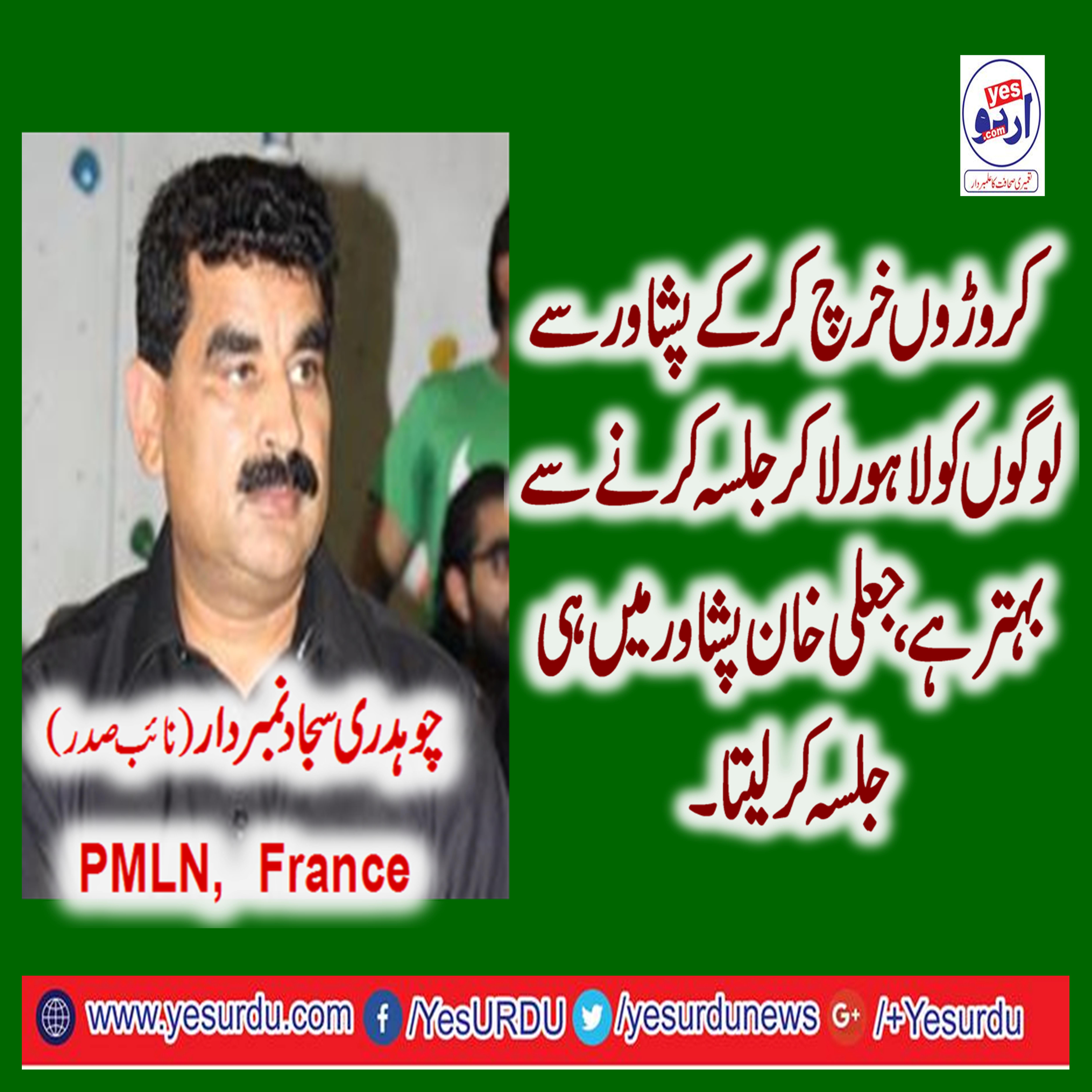 CHAUDHRY, SAJJAD, NUMBERDAR, PMLN, FRANCE